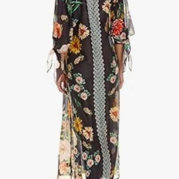 NWT Johnny Was Mia Floral Border Maxi Dress Size:M $278 - Picture 2 of 4